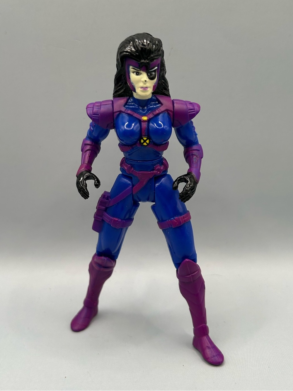 X-Men X-Force Domino Action Figure Toy Biz 1995 Marvel Comics